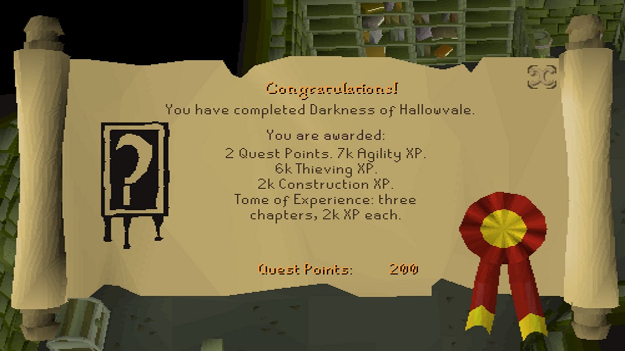 darkness of hallowvale quest guide