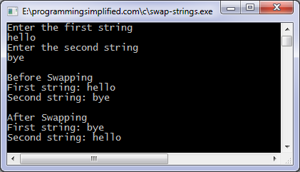 c string dictionary