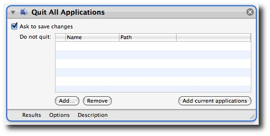 automator to quit application at time