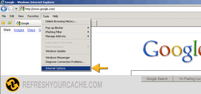clear internet cache instructions