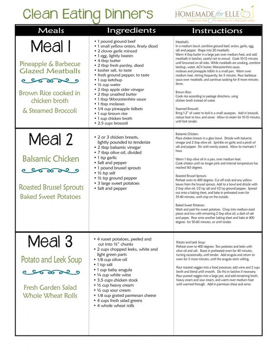 clean eating recipes pdf
