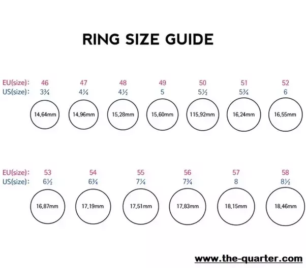 accurate ring size guide