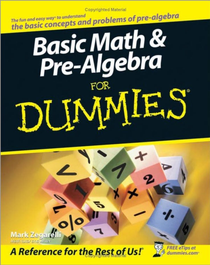 basic math and pre algebra for dummies pdf