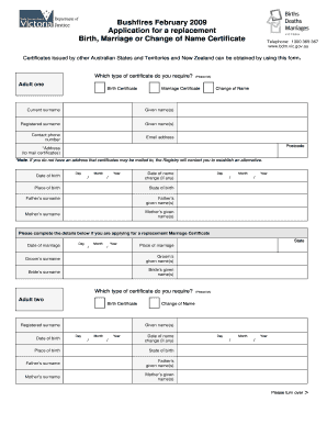 birth certificate application nsw fees