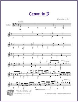 canon in d violin sheet music pdf