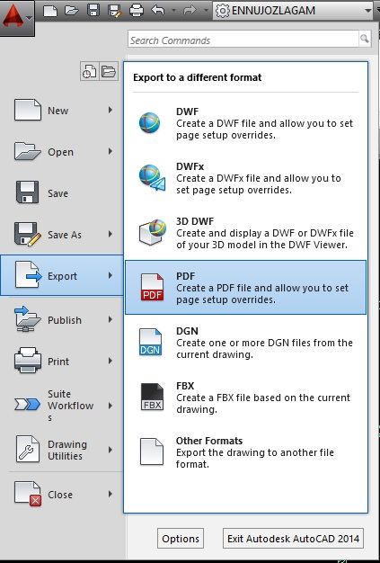 converting data to and from pdf autocad