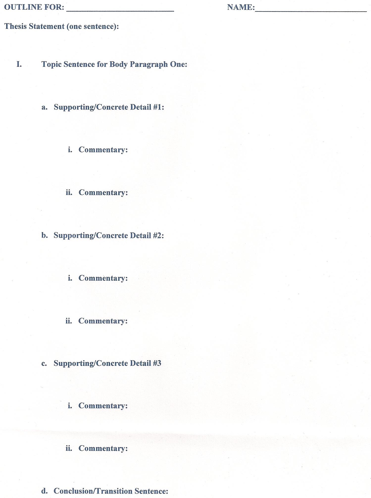 research paper discussion format